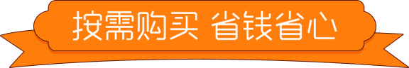 按需购买省钱省心